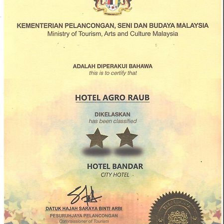 Hotel Agro Raub Exteriér fotografie